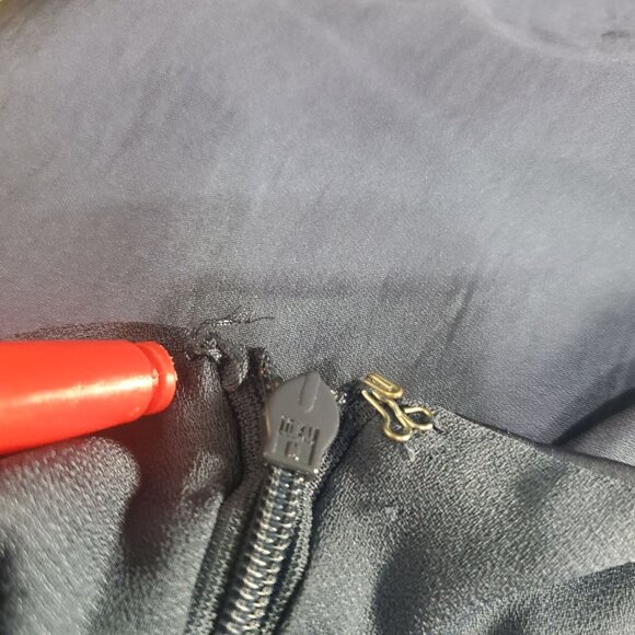 BCBGGENERATION Womens Dress Size 6 One Shoulder Ruffle Blue Smoke Side Zip Short - Picture 3 of 8